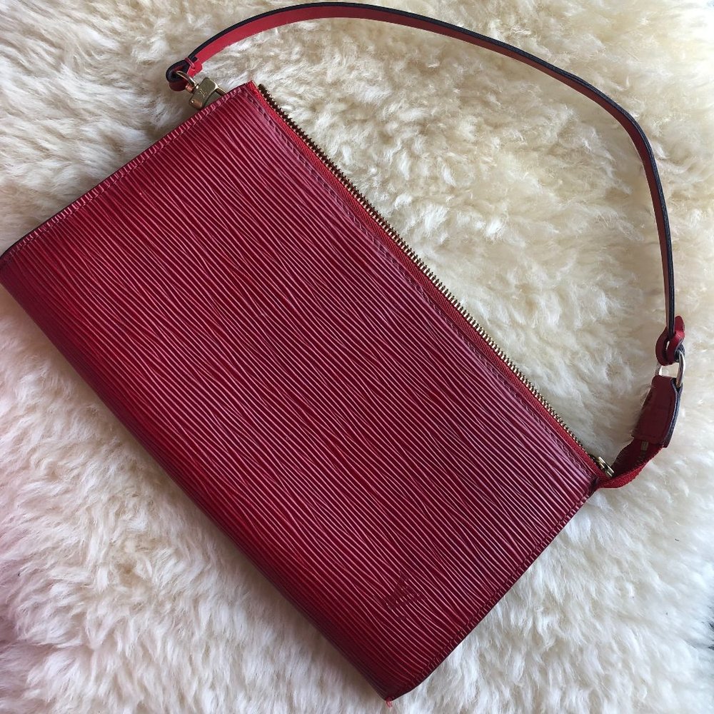 Epi Leather Louis Vuitton Bag Authentic